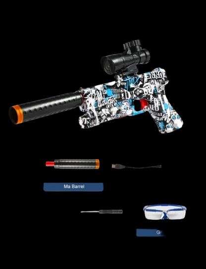 High Precision M416 Electric Blaster Gun Set - Ideal Outdoor Birthday Toy Gift