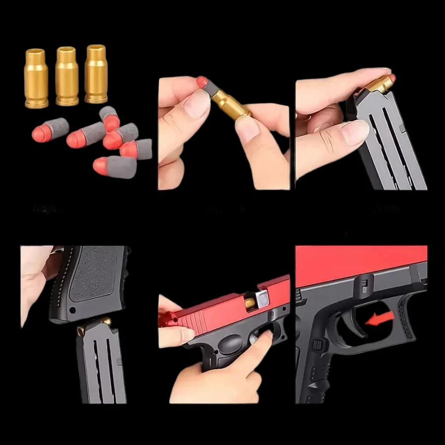 Glock Toy Pistol - Ideal DIY Gift for Boys and Beginners_1