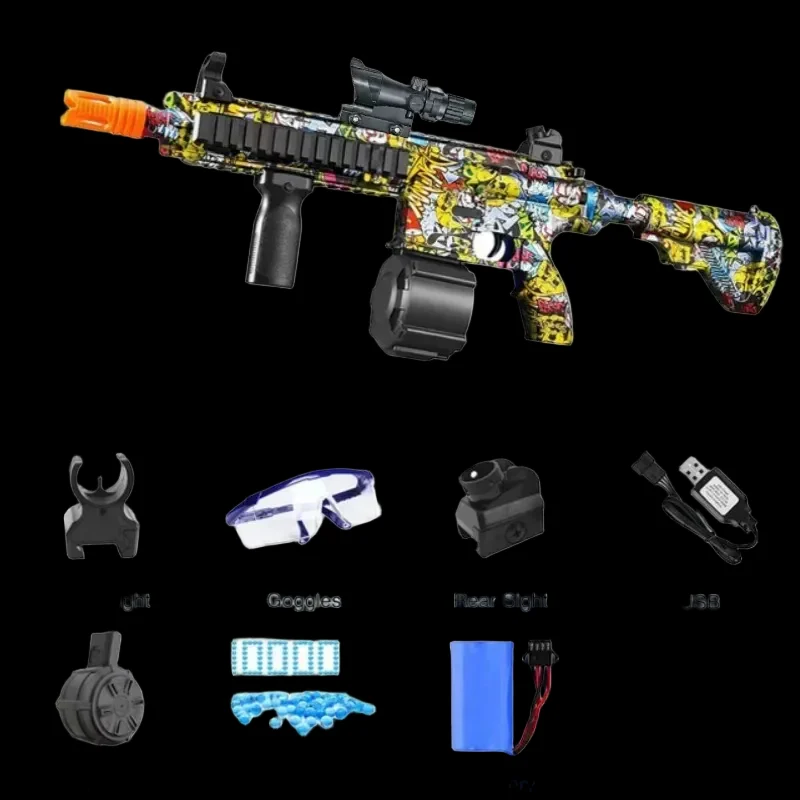 Amazing Gel Gun M416 - Electric Paintball Toy for All Ages_8