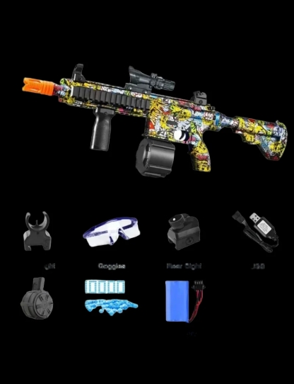 Amazing Gel Gun M416 - Electric Paintball Toy for All Ages