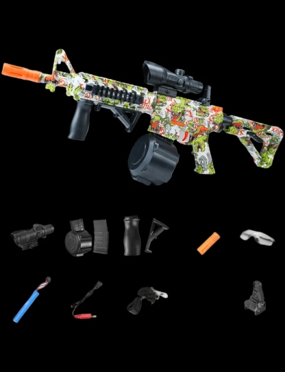 Outdoor Fun with High-speed Gel Water Ball Blaster Toy Guns for All - A Great Gift