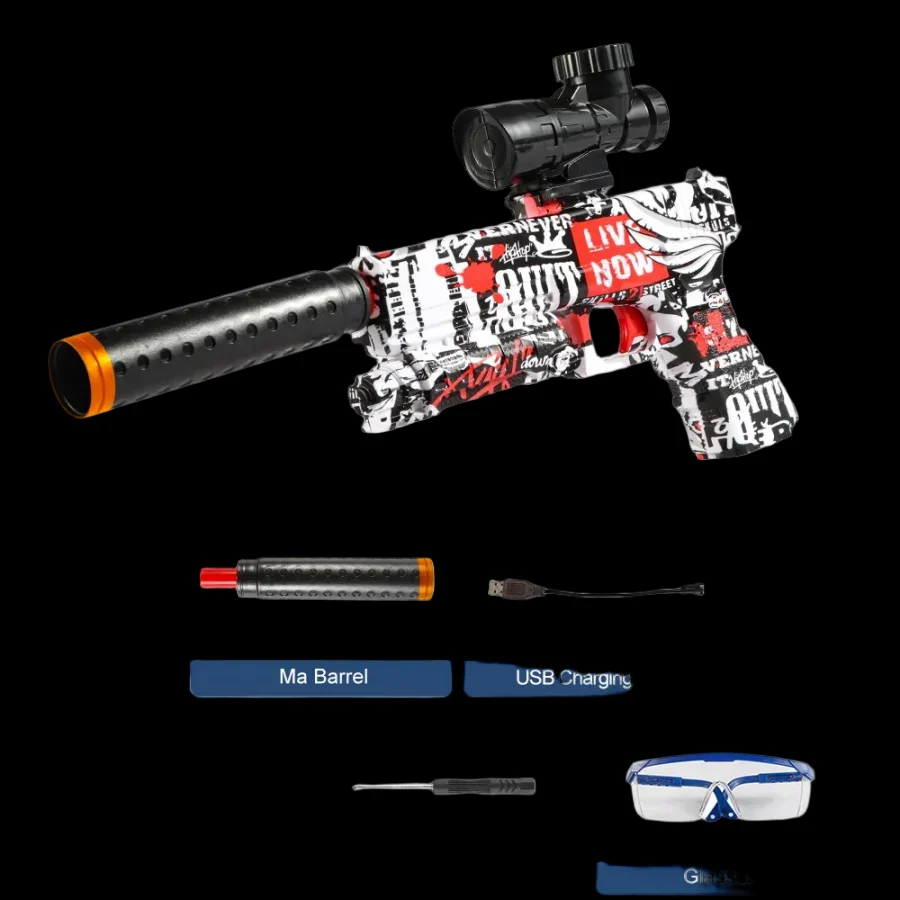 High Precision M416 Electric Blaster Gun Set - Ideal Outdoor Birthday Toy Gift_8