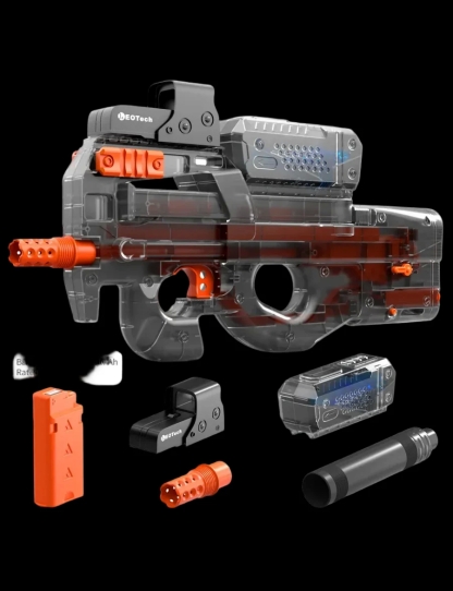 New Color P90 Electric Gel Gun - Ideal for Outdoor Shooting Team Game