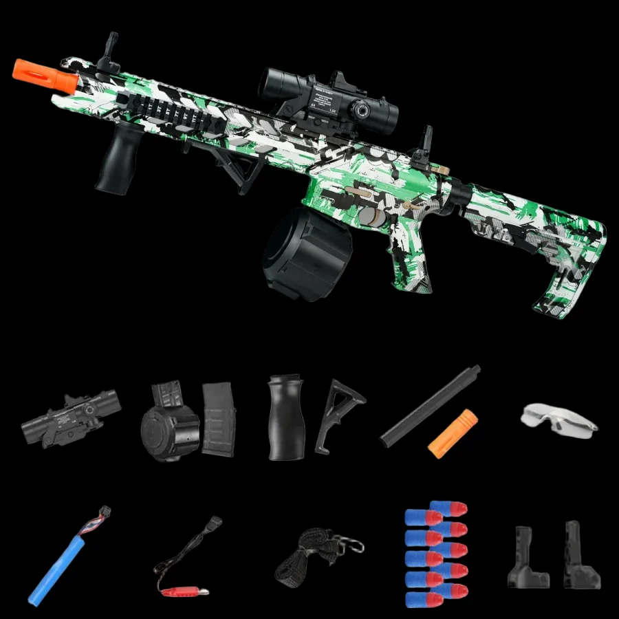 Amazing Gel Blaster M4A1 Electric Repeater M416 Toy Gun for Christmas_5