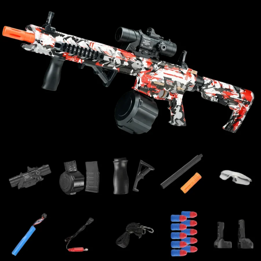 Amazing Gel Blaster M4A1 Electric Repeater M416 Toy Gun for Christmas_7