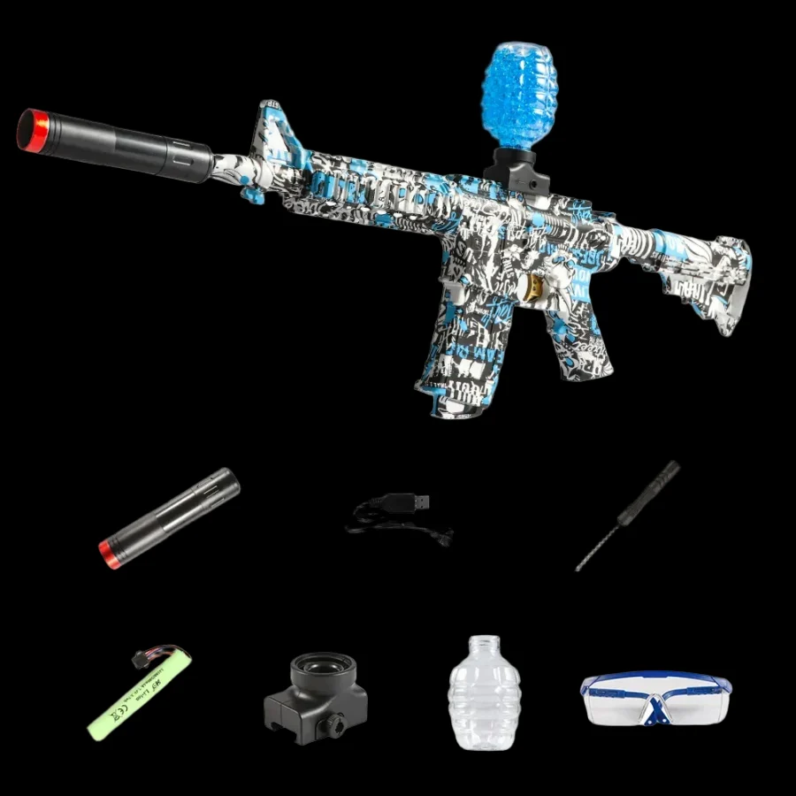 High Precision M416 Electric Blaster Gun Set - Ideal Outdoor Birthday Toy Gift_12